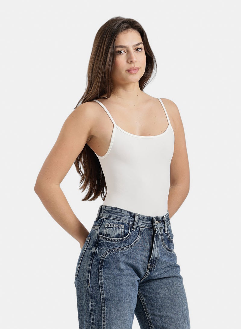 Carina Spaghetti Strap Cami Bodysuit - Image 2